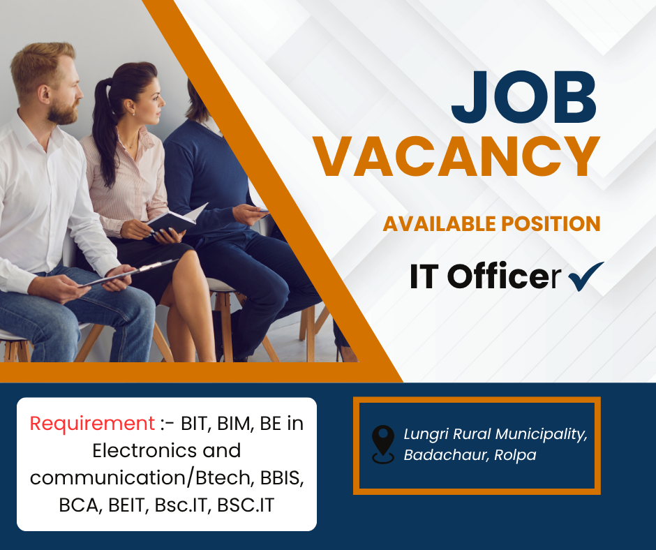 IT Officer vacancy